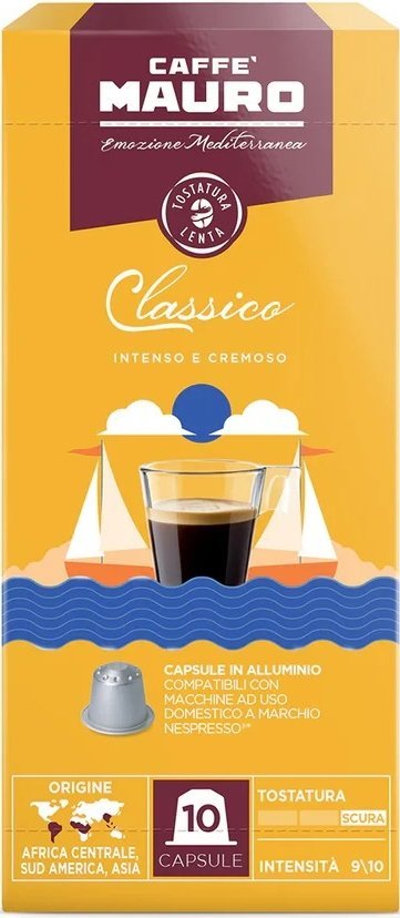 Mauro Caffé Classico kapsle pro Nespresso 10 ks